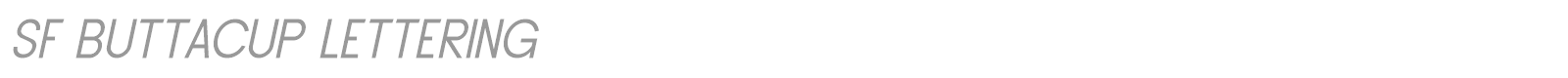 SF Buttacup font preview